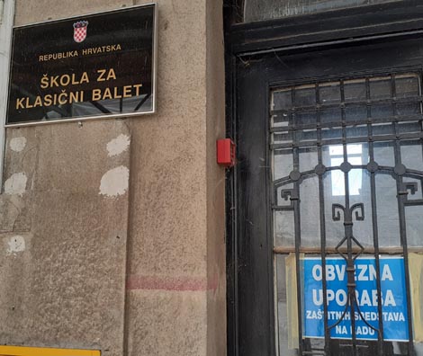 Baletna škola na Ilirskom trgu u Zagrebu, foto: Maja Đurinović