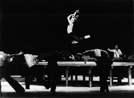 Ljubinka Dobrijević, Boléro, Théâtre de la Monnaie, 1974, foto Alain Béjart