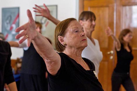 Ljubinka Dobrijević i polaznici simpozija/radionice Petar Dobrijević i Ljubinka Dobrijević – sukreatori Baleta 20. stoljeća