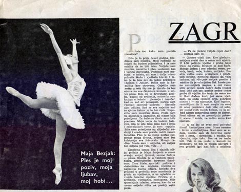 Maja Bezjak, Svijet, 1964.