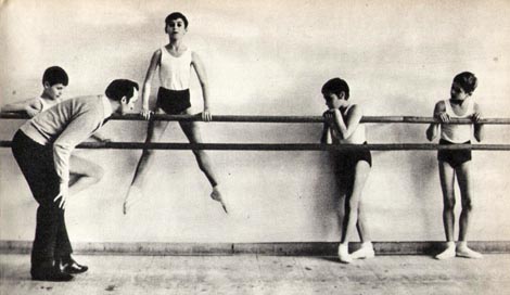 Baletne vježbe uz šipku