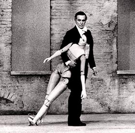 Roland Petit s lutkom u baletu Coppelia