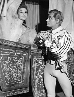 Zizi Jeanmaire i Veseljko Sulić na praizvedbi baleta Cyrano de Bergerac 1959.