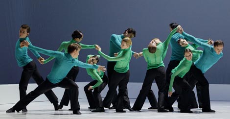 Hrvatsko narodno kazalište u Zagrebu: Claude Debussy Šest antičkih epigrafa i U bijelome i crnome, kor. Edward Clug, foto: © Mirko Cvjetko