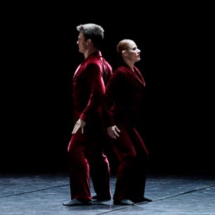 Tomislav Petranović i Mirna Sporiš, Balet HNK u Zagrebu: Večer njemačkih autora: Suita suita suita kor. Marc Geocke, foto: © Mirko Cvjetko